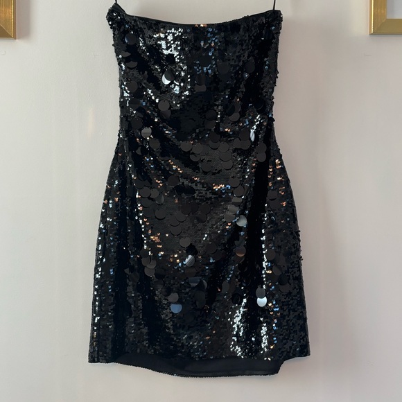 Danielle Guizio paillette mini dress Danielle Guizio paillette mini dress